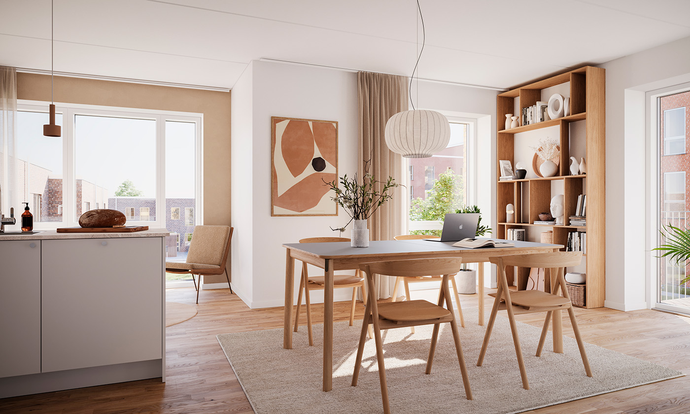 Cikoriehaven køkken-alrum