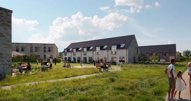 Ahorn Rækkerne Gårdrum Visualisering